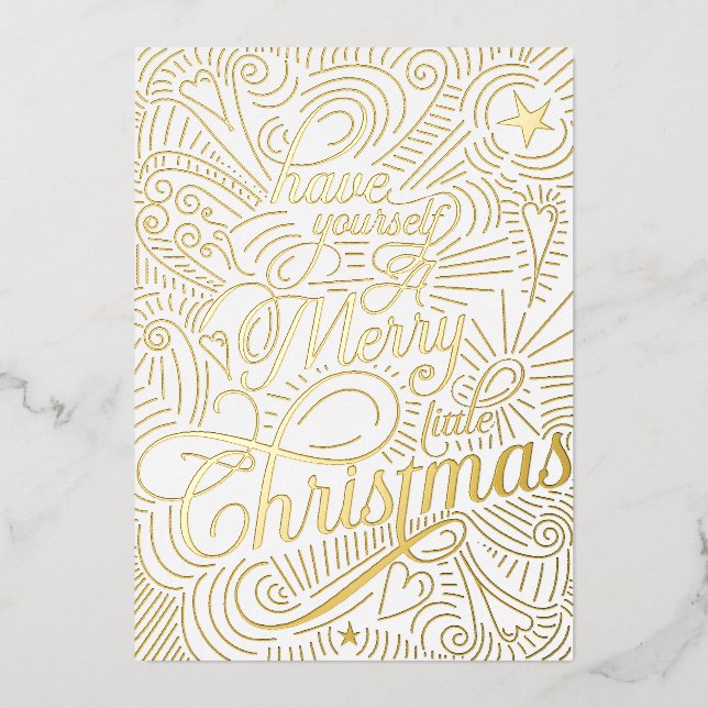 Carte de Noël Illustrée (Recto)