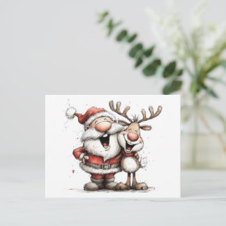 Carte de Noël, Impression d'art miniature de vacan