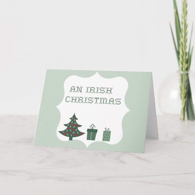 Carte de Noël irlandaise (Devant)