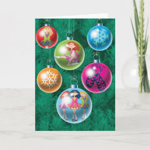 Carte de Noël irlandaise de babioles