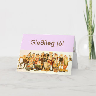 Carte de Noël islandaise