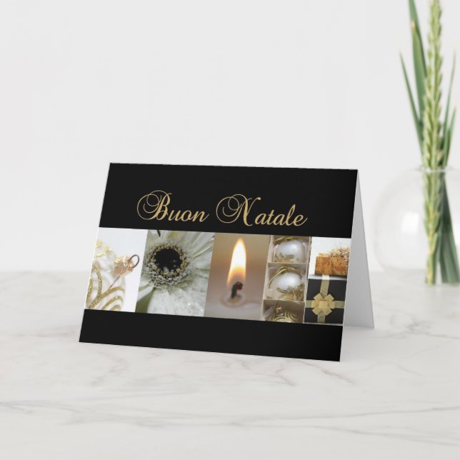 Carte de Noël italienne Buon Natale (Devant)