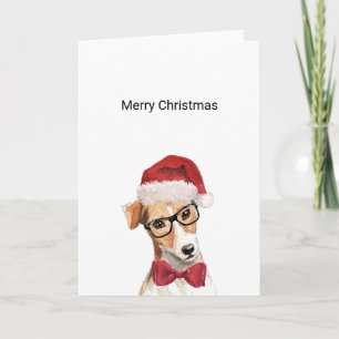 Carte de Noël Jack Russell