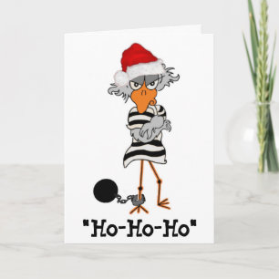 Carte de Noël Jailbird