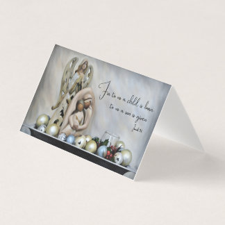 Carte de Noël Jésus Marie et Joseph