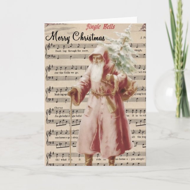 Carte de Noël Jingle Bells (Devant)