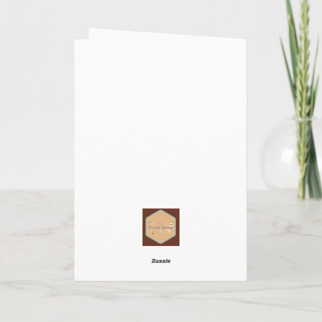 Carte de Noël Joie & Magie pour une Amie Magnifiqu (Dos)