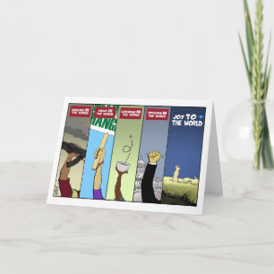 Carte de Noël "Joy To the World"