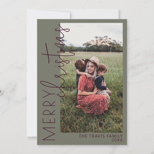 Carte de Noël Joyau de Plum et Joyau vert (Devant)