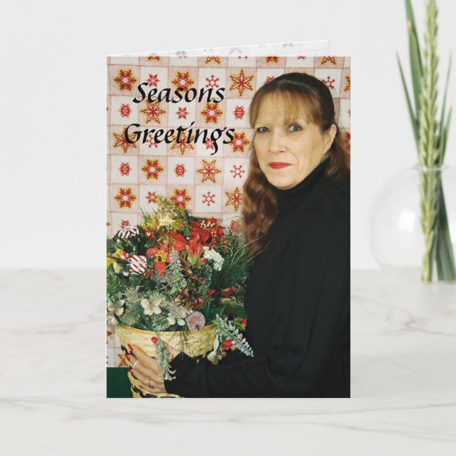 Carte de Noël Joyeuses Fêtes (Devant)