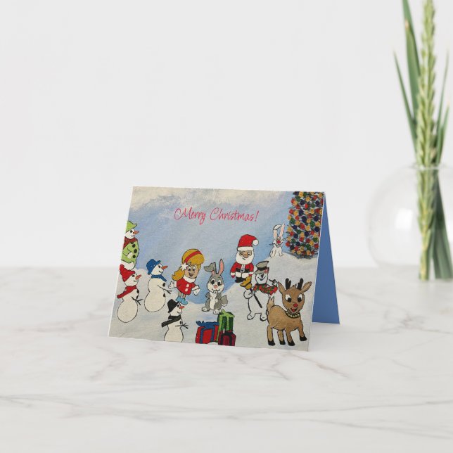 Carte de Noël Joyeux (Devant)