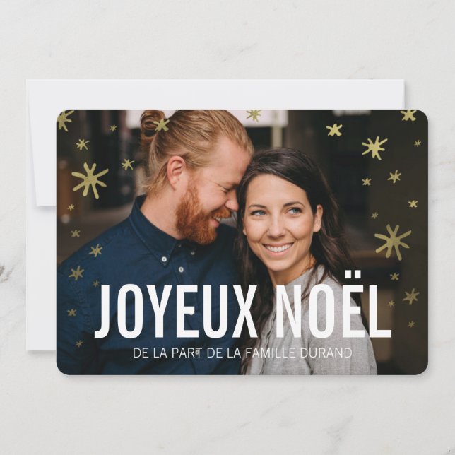 carte de noël | joyeux noël (Devant)