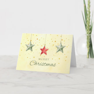 Carte de Noël joyeux Stars