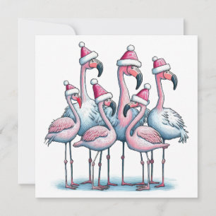 Carte de Noël Joyeux Tropical