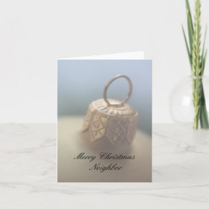 Carte de Noël Joyeux Voisin