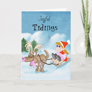 Carte de Noël Joyful Tidings