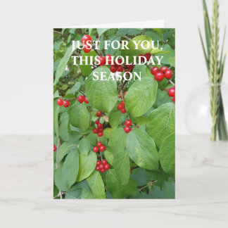 Carte de Noël juste pour vous