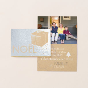 Carte de Noël Kado personnalisable Photo