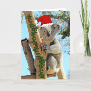 Carte de Noël Koala