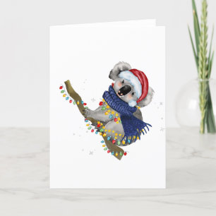 Carte de Noël Koala