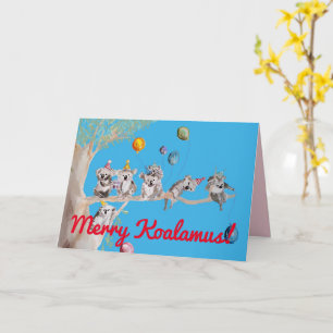 Carte de Noël Koala Joyeux Koalamus Carte pour Enf