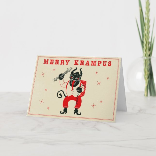 Carte de Noël - Krampus (Devant)
