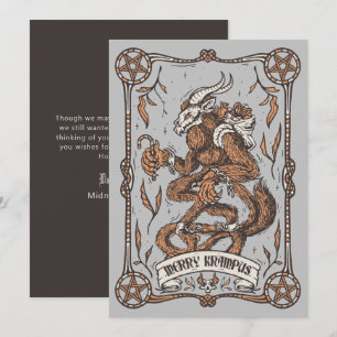 Carte de Noël Krampus