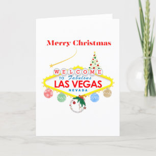 Carte de Noël Las Vegas