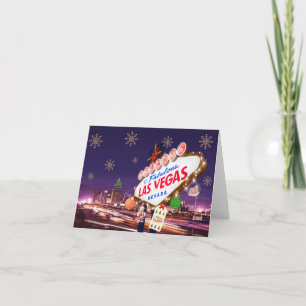Carte de Noël Las Vegas