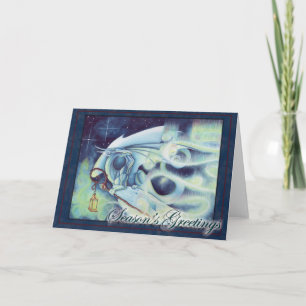 Carte de Noël légère du Noël de l'aurore