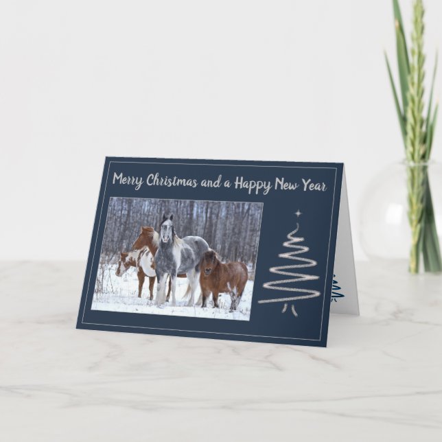 Carte de Noël "Magie d'hiver" (Devant)