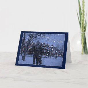 Carte de Noël magique de guitare