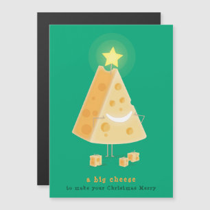 Carte de Noël magnétique Big Cheese