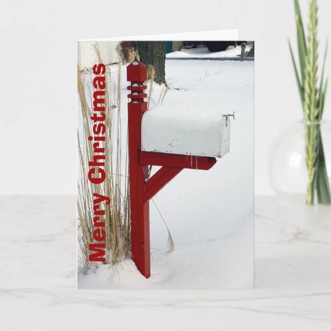 Carte de Noël Mailman (Devant)