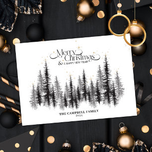 Carte de Noël Majestic Trees