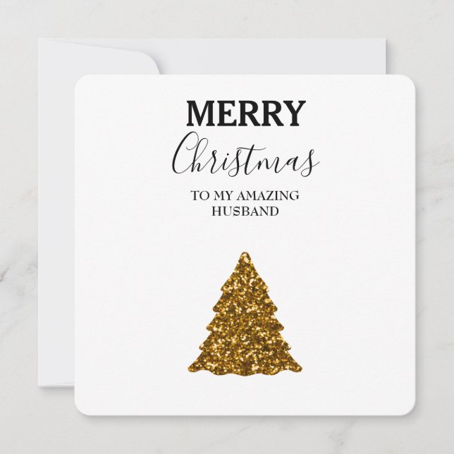Carte de Noël Mari Extraordinaire - Parties scinti (Devant)