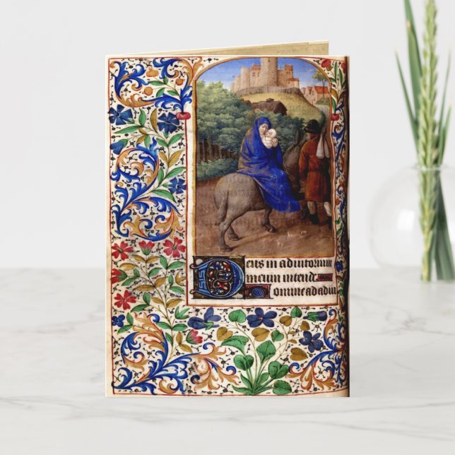 Carte de Noël médiévale 5 (Devant)