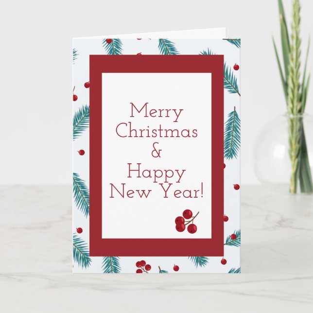 Carte de Noël Merry Berry (Devant)