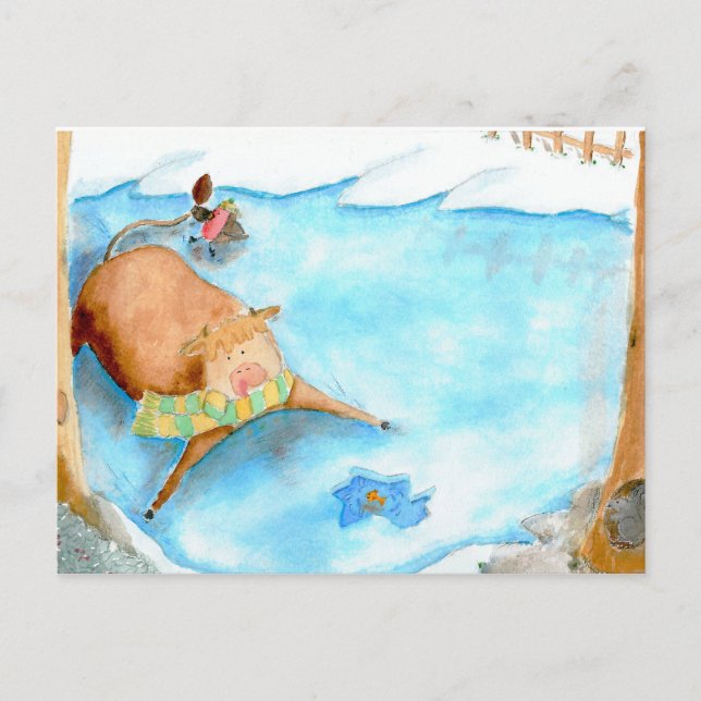 Carte de Noël mignonne (Devant)