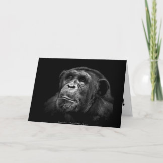 Carte de Noël mignonne drôle "velue" de Joyeux