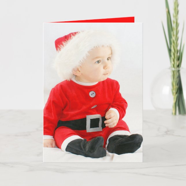 Carte de Noël mignonne et amusante - Baby Poop Cad (Devant)