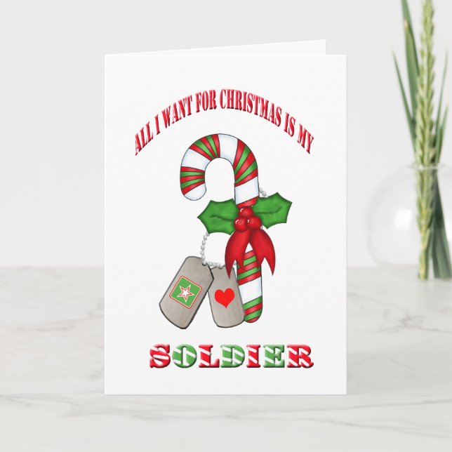 Carte de Noël militaire (Devant)