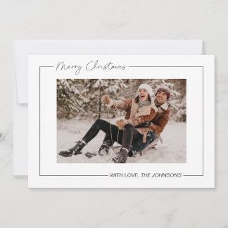 Carte de Noël minimaliste