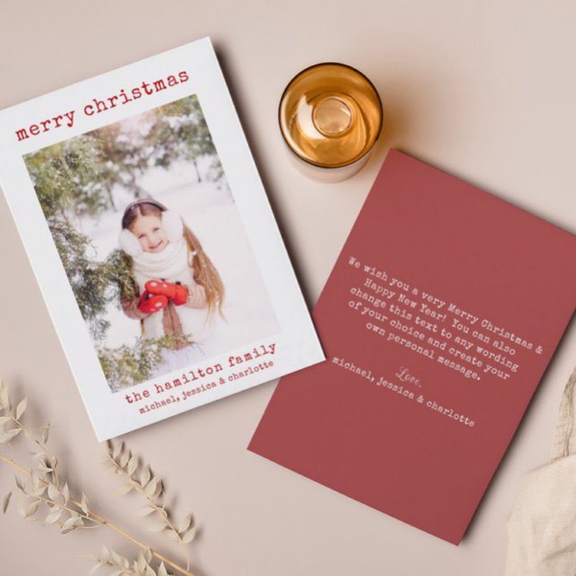 Carte de Noël minimaliste et élégante (Créateur téléchargé)