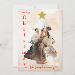 Carte de Noël Modèle photo personnalisable