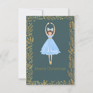 Carte de Noël moderne Cute Nutcracker