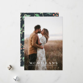 Carte de Noël Motif de vacances stylé