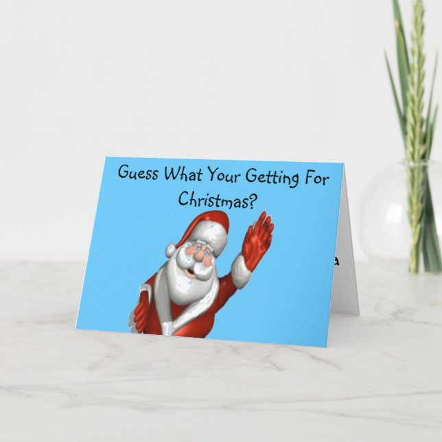 Carte de Noël Moyenne Spirituelle (Devant)