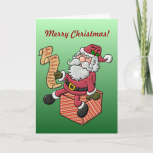 Carte de Noël Nice List