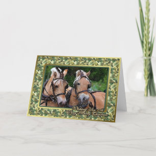 Carte de Noël norvégienne de blanc de fjord